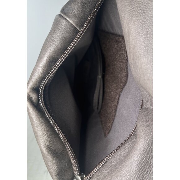 GUN TOTE’N MAMAS Brown Leather Large Shoulder Bag- NWT (w/ imperfection scratch) - Picture 7 of 16